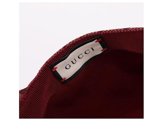 Gucci GG Canvas Logo Baseball Cap Rot - Ansicht 7