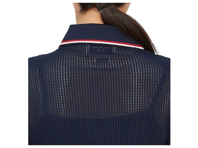 Thom Browne Strickware mit Kurzarm und Kragen für Damen Schwarz - Ansicht 10