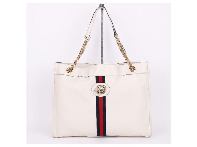 Gucci Borsa a tracolla bianca Laza Tiger Head Bianco - vista 2