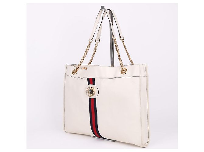 Gucci Borsa a tracolla bianca Laza Tiger Head Bianco - vista 4