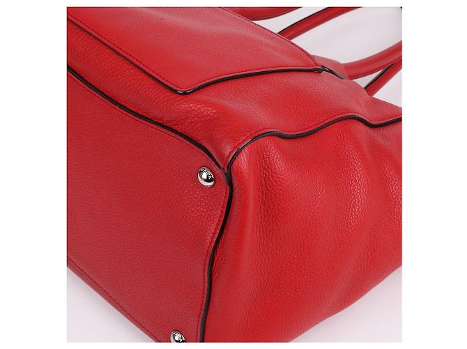 Prada Vitelio Phoenix Medium Tote und Schultertasche Rot - Ansicht 11