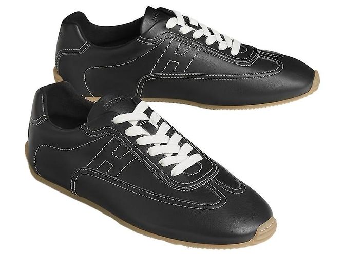 Hermès Sneakers Master da uomo Nero - vista 4