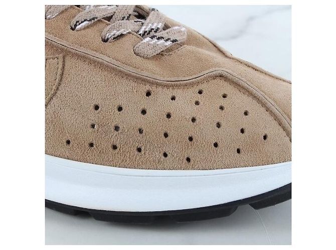 Chanel Sneakers in scamosciato marrone - vista 6