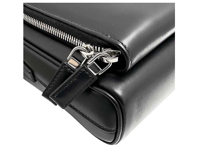 Prada Pochette Triangle Logo in pelle - Borsa a tracolla - vista 6