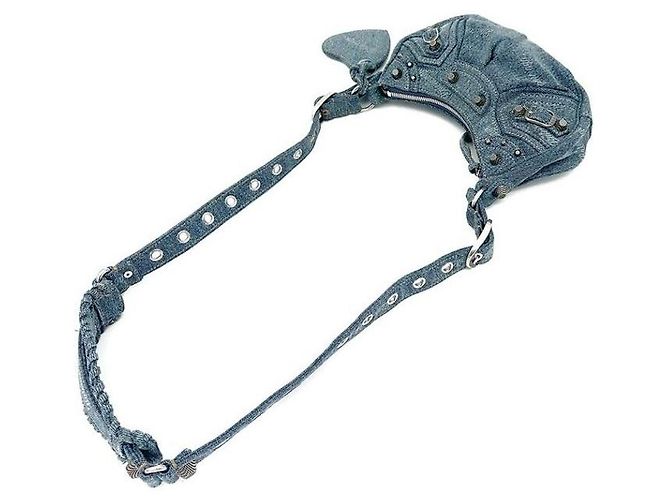 Balenciaga Luca Gole Denim XS Blu - vista 5