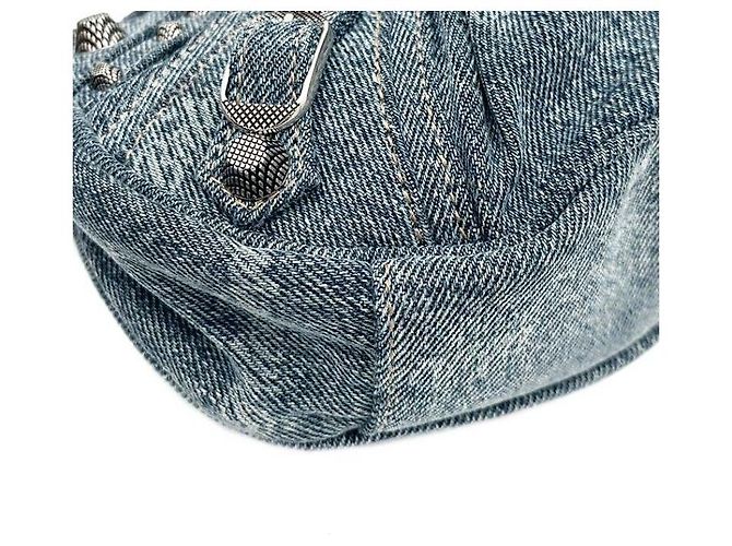 Balenciaga Luca Gole Denim XS Blu - vista 6
