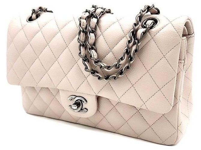 Chanel Classic Caviar Medium Rosa - vista 2