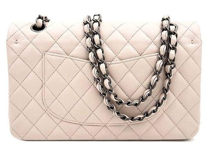 Chanel Classic Caviar Medium Rosa - vista 4