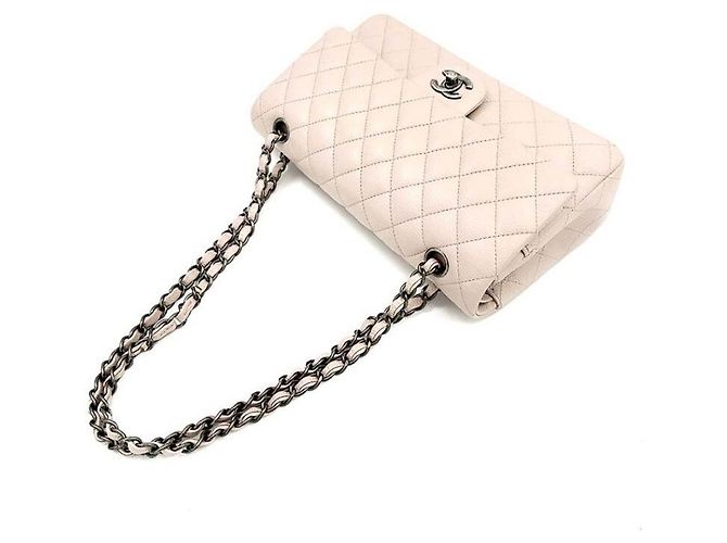Chanel Classic Caviar Medium Rosa - vista 5