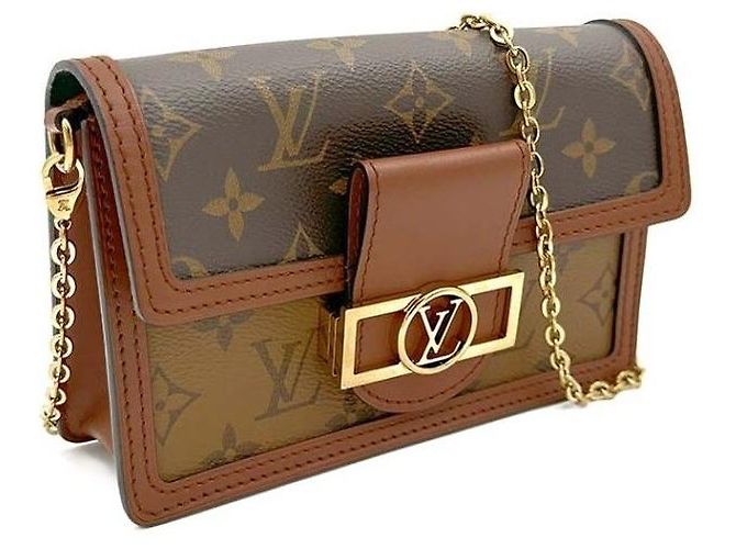 Louis Vuitton Portafoglio con catena Monogram Dolphin Multicolore - vista 3