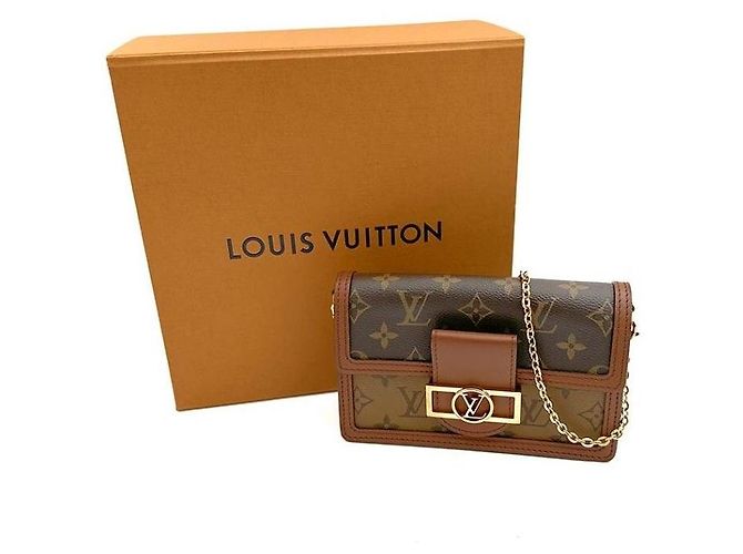 Louis Vuitton Portafoglio con catena Monogram Dolphin Multicolore - vista 7