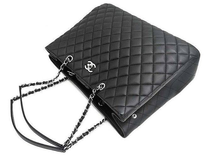 Timeless Chanel Borsa a tracolla con catena intramontabile Nero - vista 5