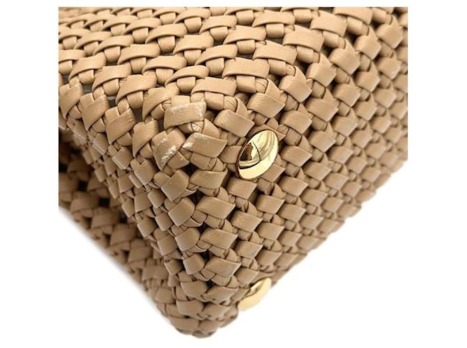 Fendi Interlace Peekaboo Medium Braun - Ansicht 7