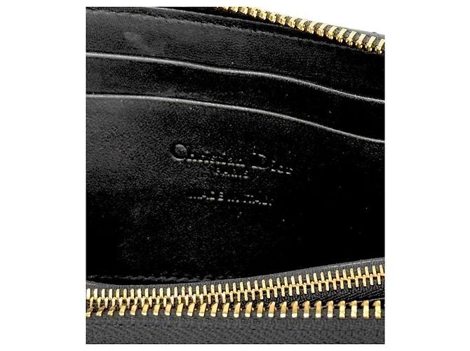 Dior Portafoglio lungo Cannage nero - vista 5
