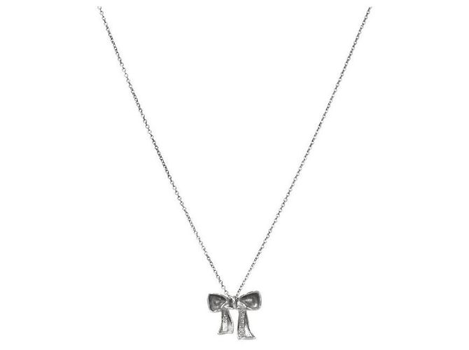 Tiffany & Co Collana in argento con nastro - vista 2