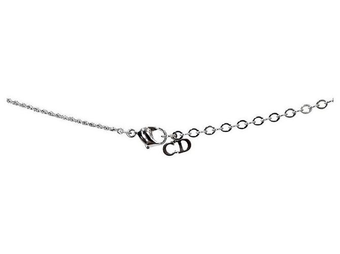 Dior Collana in argento con logo emblema - vista 3