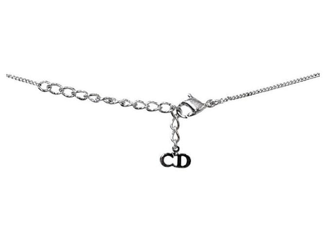 Dior Collar Oblique Lock Silver Plata - vista 3