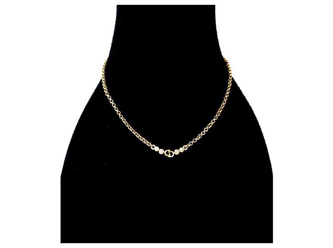 Dior Collar Cubic CD Gold Dorado - vista 5