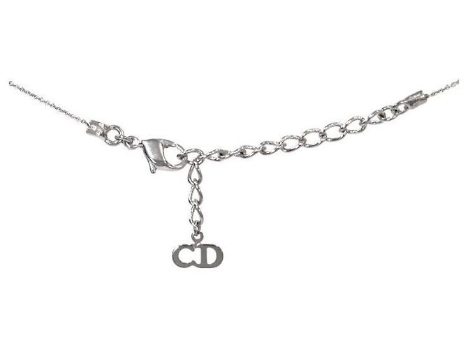 Dior Vertikales CD Silber-Halskette - Ansicht 3