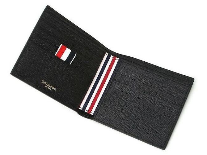 Thom Browne Pebble Grain Hector Bifold - view 6