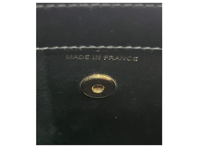 Chanel Gesteppte schwarze Lack-Tote-Bag - Ansicht 9