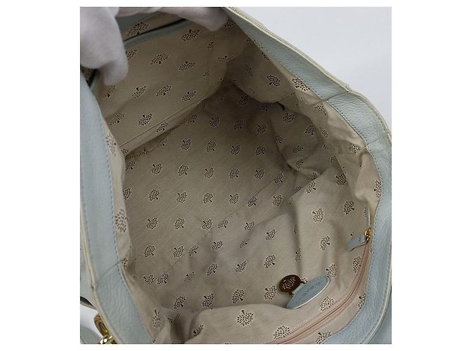 Mulberry Borsa Tilly in denim azzurro chiaro Blu - vista 8