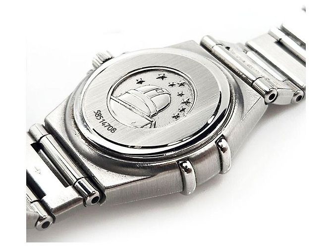 Omega Relógio de aço Constellation Multicor - vista 5