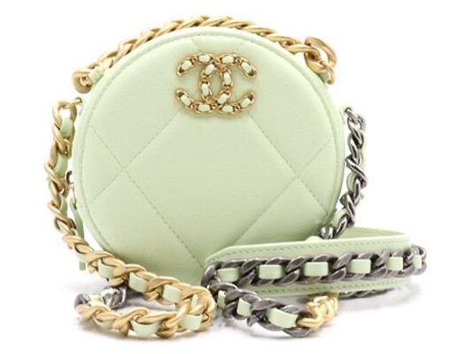 Chanel Borsa a Spalla Rotonda Tambourine e Borsa a Tracolla Verde - vista 2