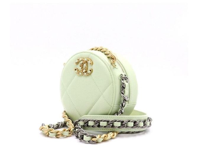 Chanel Borsa a Spalla Rotonda Tambourine e Borsa a Tracolla Verde - vista 3