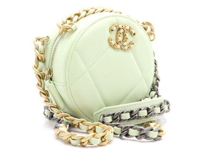 Chanel Borsa a Spalla Rotonda Tambourine e Borsa a Tracolla Verde - vista 4