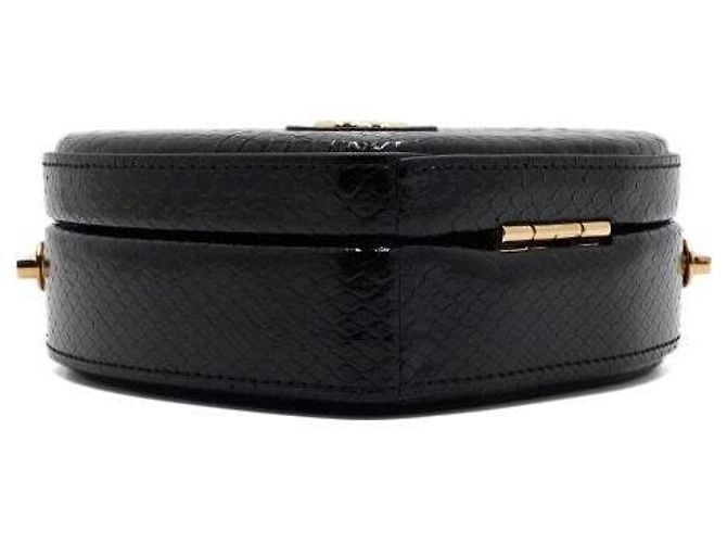 Gucci Broadway Mini Heart Handtasche aus schwarzer Pythonhaut mit Tragegriff Damen Tote Bag - Ansicht 5