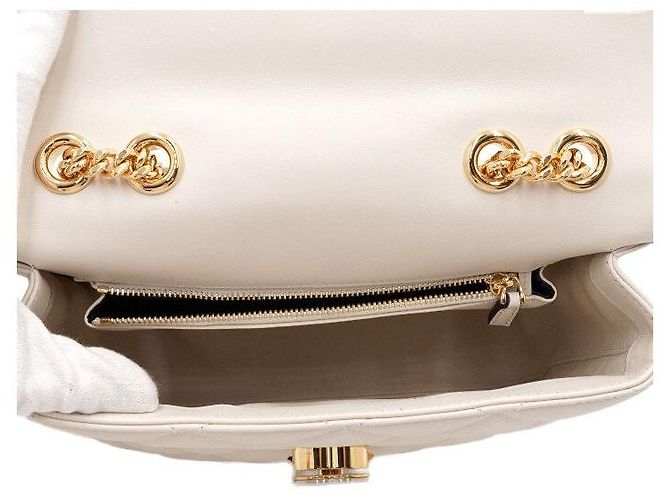 Gucci Piccola borsa a tracolla e borsa crossbody in pelle Deco Bianco - vista 5