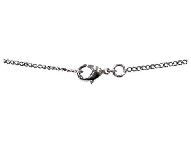Chanel Collana Cubic CC Argento - vista 3