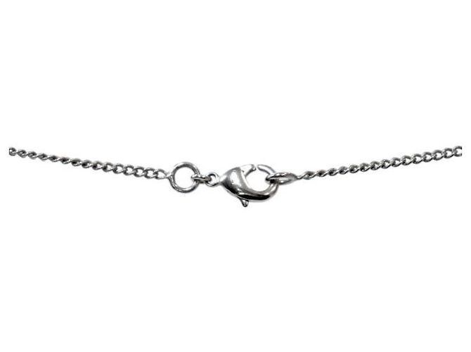 Chanel Collana Cubic CC Argento - vista 4