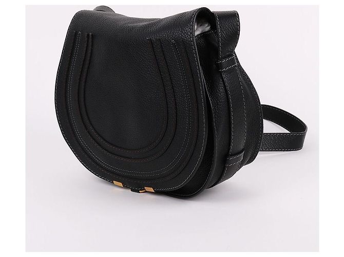 Chloé Schultertasche Marcie Medium für Damen schwarz - Ansicht 4