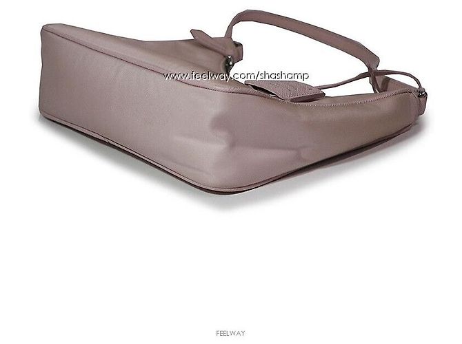 Saffiano Prada Borsa a spalla Hobo Re-Edition Re-Nylon Marrone - vista 6