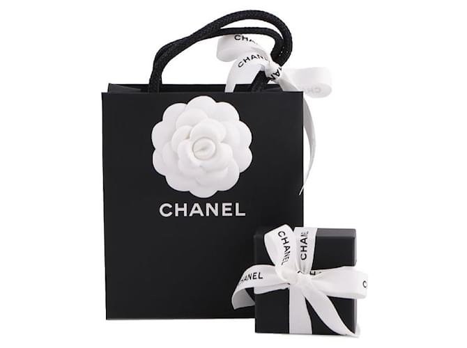 Chanel Spilla CC Logo con cristalli Multicolore - vista 9