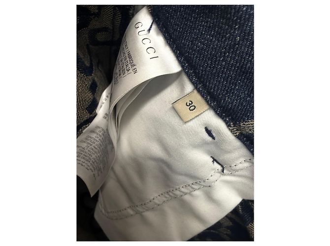 Gucci Jeans GG Jumbo Nero - vista 8