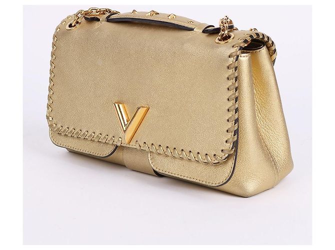Louis Vuitton Borsa a tracolla Berry con catena placcata oro Gold Gold D'oro - vista 3