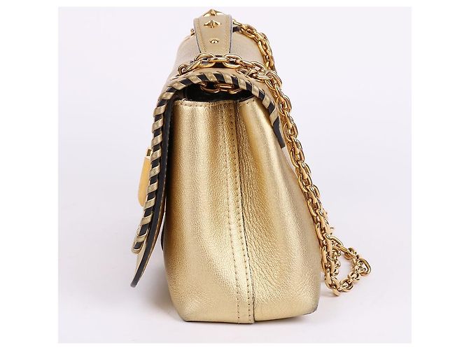 Louis Vuitton Borsa a tracolla Berry con catena placcata oro Gold Gold D'oro - vista 5