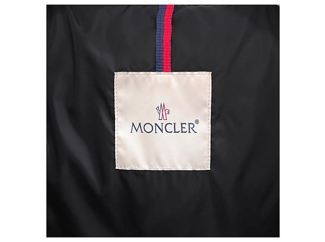 Langer Daunenmantel Moncler Chloe Logo Schwarz Größe - Ansicht 8