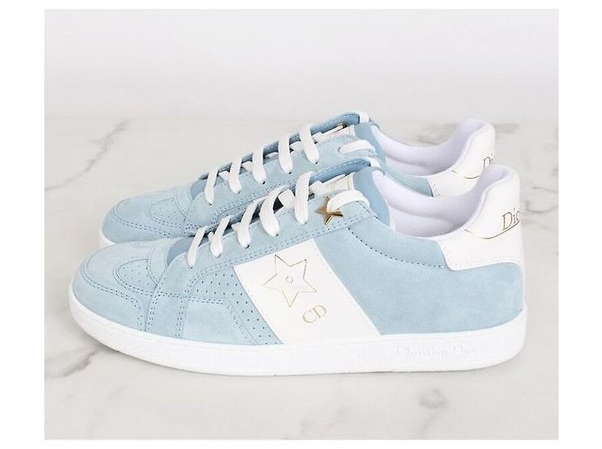Dior Star Wildleder-Sneaker Blau - Ansicht 3