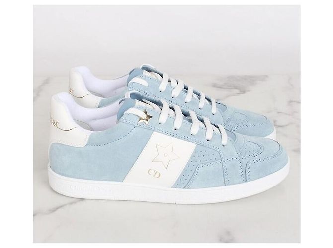 Dior Star Wildleder-Sneaker Blau - Ansicht 4