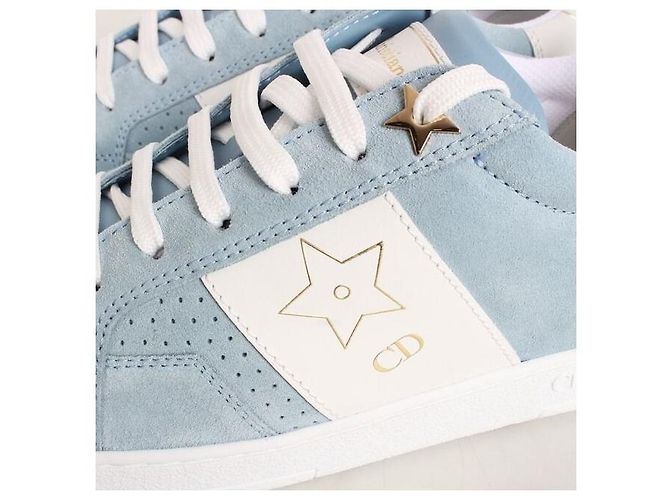 Dior Star Wildleder-Sneaker Blau - Ansicht 8