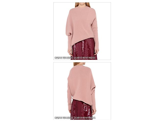 Stella Mc Cartney Asymmetrischer Rundhalsausschnitt Strick Rot - Ansicht 2