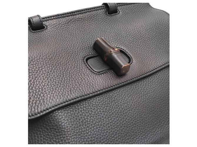 Bamboo Gucci Bolso Tote y Bolso de Hombro de Bambú para el Día a Día Negro - vista 11
