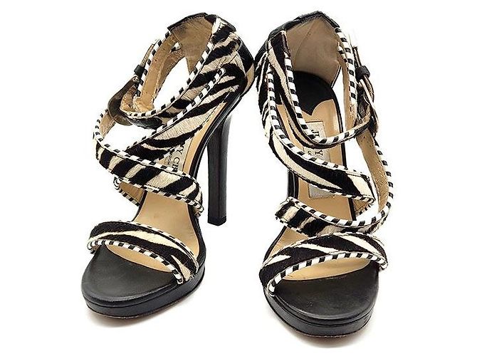 Jimmy Choo Sandali con tacco con cinturino Madox Multicolore - vista 2