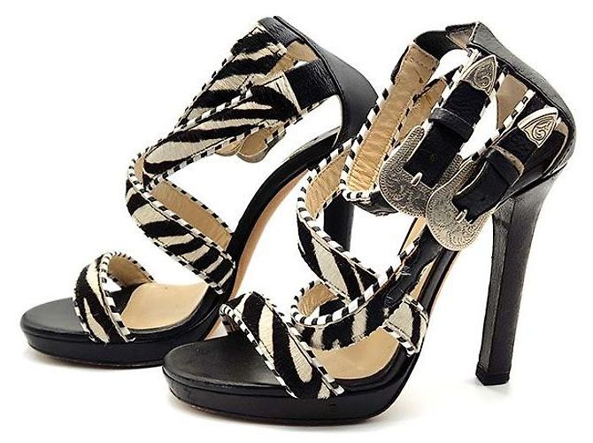 Jimmy Choo Sandali con tacco con cinturino Madox Multicolore - vista 3