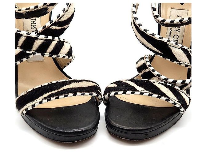 Jimmy Choo Sandali con tacco con cinturino Madox Multicolore - vista 4