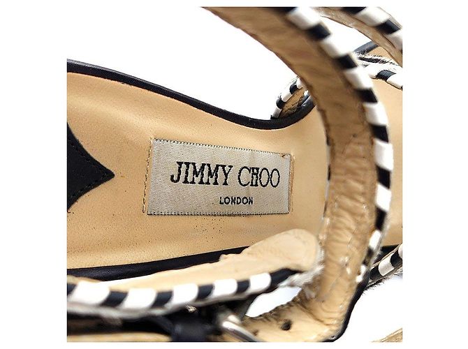 Jimmy Choo Sandali con tacco con cinturino Madox Multicolore - vista 7